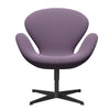  Swan Lounge czarny lakier/Capture Light Violet