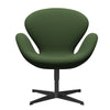 FRITZ HANSEN SWAN SALOUNGE Black Lanquered/Capture Moss Green