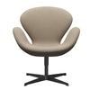  Swan Lounge czarny lakier/Divina Light Beige