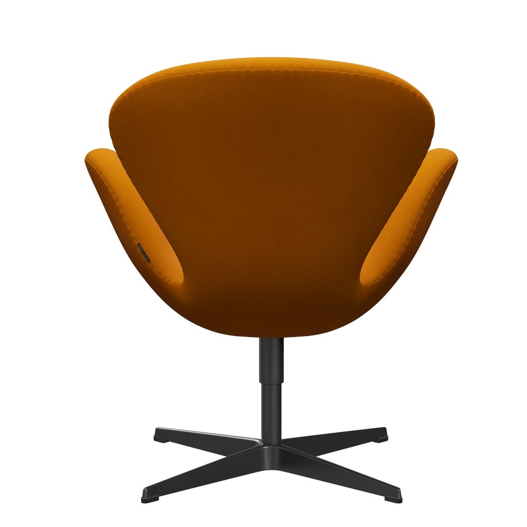 Fritz Hansen Swan Lounge, Black Lanquered/Divina Mustard