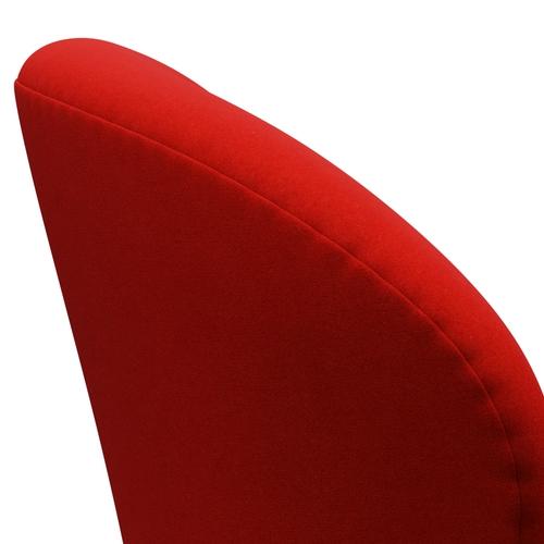 [product_category]-Fritz Hansen Swan Lounge Chair, Black Lacquered/Divina Red (562)-Fritz Hansen-3320-DIV562-BLLA-FRI-5