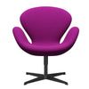  Swan Lounge Black Lanquered/Divina Violet (666)