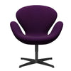  Swan Lounge Black Lanquered/Divina Violet (696)