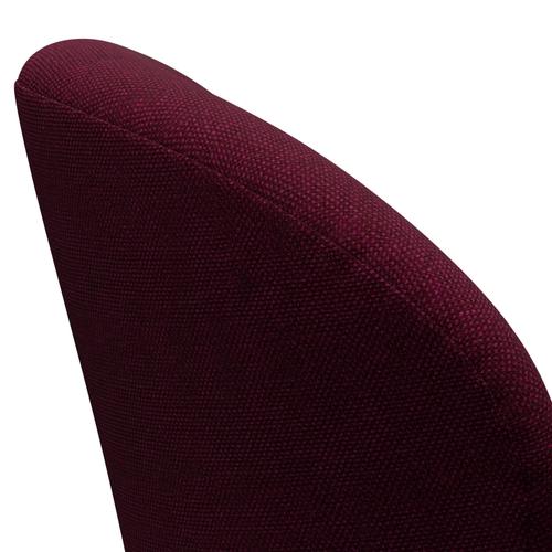 [product_category]-Fritz Hansen Swan Lounge Chair, Black Lacquered/Hallingdal Wine Red/Violet-Fritz Hansen-3320-HAL573-BLLA-FRI-5