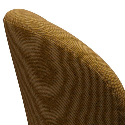 [product_category]-Fritz Hansen Swan Lounge Chair, Black Lacquered/Re Wool Saffron/Natural-Fritz Hansen-3320-REW448-BLLA-FRI-5