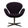  Swan Lounge Chair Brown Bronze/Divina Aubergine (376)