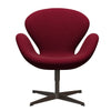  Swan Lounge Chair Brown Bronze/Divina Light Aubergine