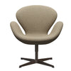  Swan Lounge Chair Brown Bronze/Divina Melange Grey Sand