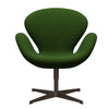  Swan Lounge Chair Brown Bronze/Hallingdal Grass Green