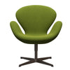  Swan Lounge Chair Brown Bronze/Hallingdal Green