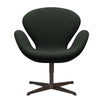  Swan Lounge Chair Brown Bronze/Steelcut Dark Army Green