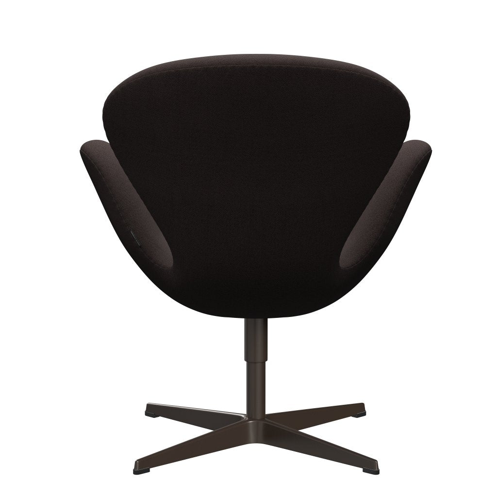 [product_category]-Fritz Hansen Swan Lounge Chair, Brown Bronze/Steelcut Dark Earth Brown-Fritz Hansen-3320-STI695-BBBASE-FRI-4