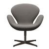  Swan Lounge Chair Brown Bronze/Steelcut Medium Grey