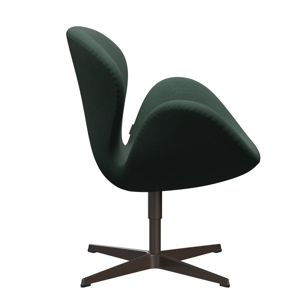 [product_category]-Fritz Hansen Swan Lounge Chair, Brown Bronze/Steelcut Trio Dusty Green-Fritz Hansen-3320-STR966-BBBASE-FRI-3