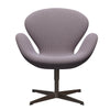 FRITZ HANSEN SWAN SALOUNGE BRONNE BRONZE/STELCUT TRIO White/Violet