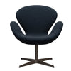  Swan Lounge Chair Brown Bronze/Sunniva Dark Blue