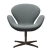  Swan Lounge Chair Brown Bronze/Sunniva Grey/Pale Green