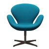  Swan Lounge Chair Brown Bronze/Tonus Turquoise