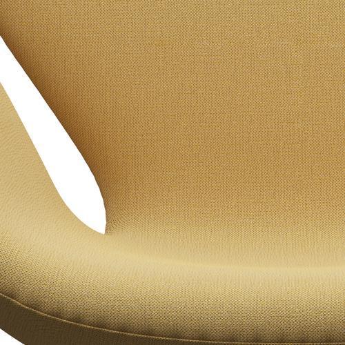 [product_category]-Fritz Hansen Swan Lounge Chair, Satin Brushed Aluminium/Christianshavn Yellow-Fritz Hansen-3320-CH1110-SPAL-FRI-6