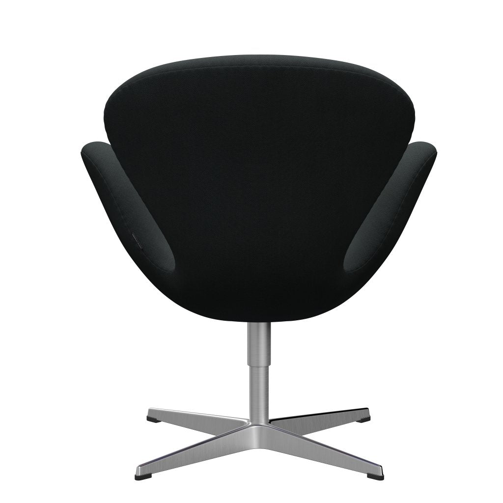 [product_category]-Fritz Hansen Swan Lounge Chair, Satin Brushed Aluminium/Steelcut Carbon-Fritz Hansen-3320-STI180-SPAL-FRI-4