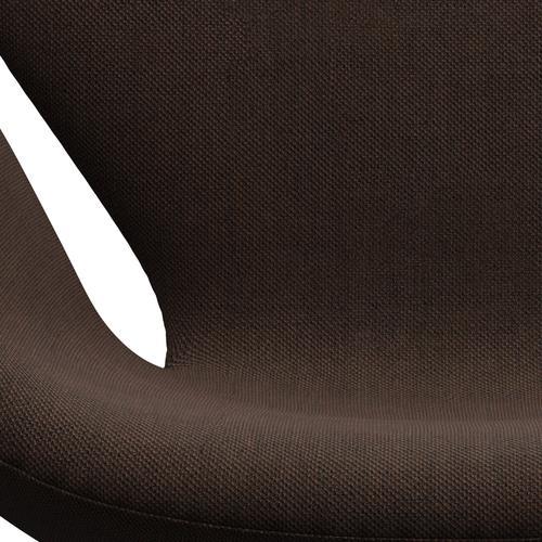 [product_category]-Fritz Hansen Swan Lounge Chair, Satin Brushed Aluminium/Sunniva Black/Chestnut-Fritz Hansen-3320-SV373-SPAL-FRI-6