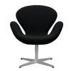  Swan Lounge Chair Silver Grey/Christianshavn Black Uni