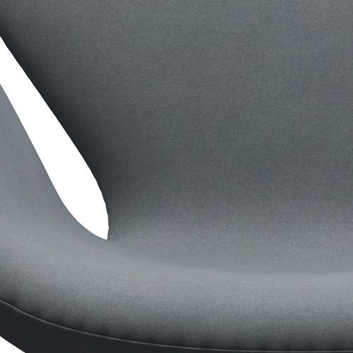 [product_category]-Fritz Hansen Swan Lounge Chair, Silver Grey/Divina Light Grey-Fritz Hansen-3320-DIV171-SGBASE-FRI-5