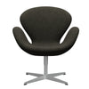 FRITZ HANSEN SWAN SALOUNGE Srebrny Gray/Divina Melange Grey Brown