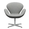  Swan Lounge Chair Silver Grey/Divina Melange Light Grey