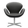  Swan Lounge Chair Silver Grey/Essential Black