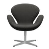  Swan Lounge Chair Silver Grey/Fame Brown (61060)