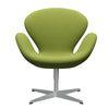  Swan Lounge Chair Silver Grey/Fame Light Grass Green