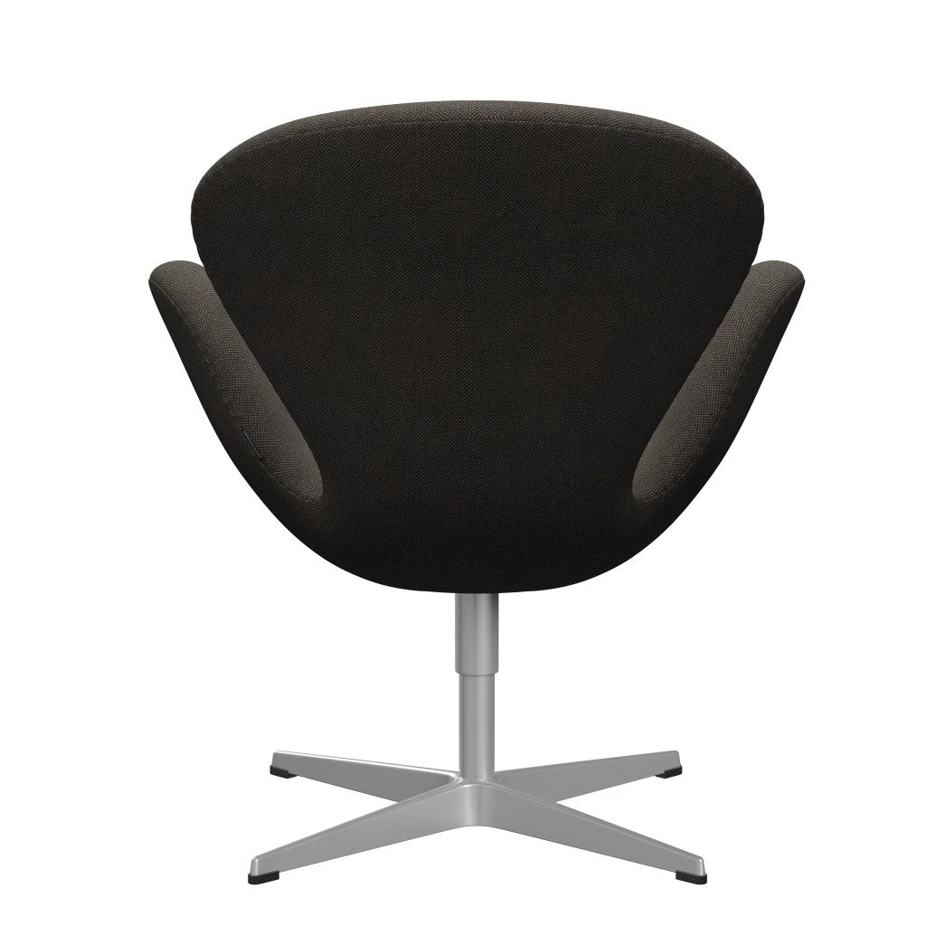 [product_category]-Fritz Hansen Swan Lounge Chair, Silver Grey/Hallingdal Charcoal Light-Fritz Hansen-3320-HAL153-SGBASE-FRI-4