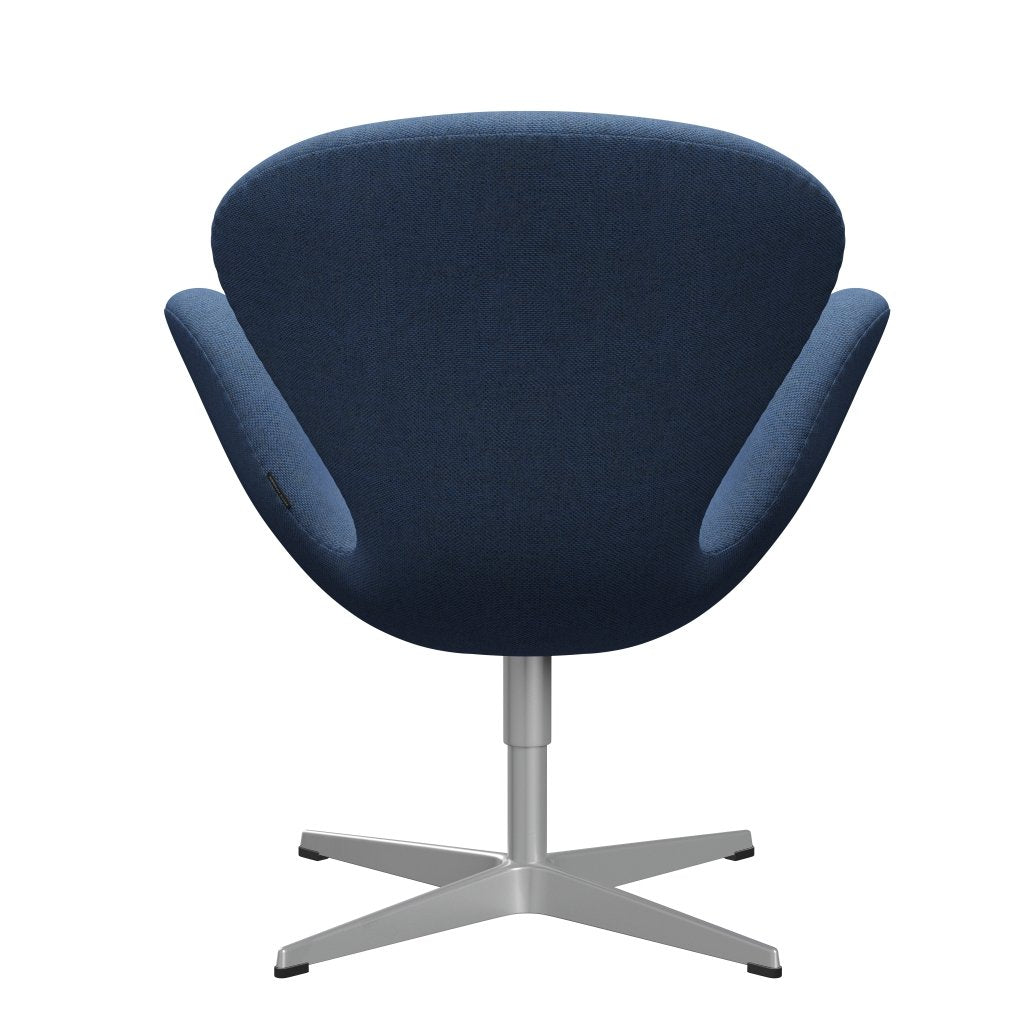 [product_category]-Fritz Hansen Swan Lounge Chair, Silver Grey/Re Wool Blue/Natural-Fritz Hansen-3320-REW758-SGBASE-FRI-4