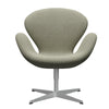  Swan Lounge Chair Silver Grey/Re Wool Lime Green/Natural