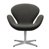  Swan Lounge Chair Silver Grey/Rime Dark Grey/Khaki