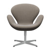  Swan Lounge Chair Silver Grey/Rime Khaki/White