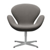  Swan Lounge Chair Silver Grey/Steelcut Medium Grey