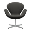  Swan Lounge Chair Silver Grey/Steelcut Trio Dark Grey