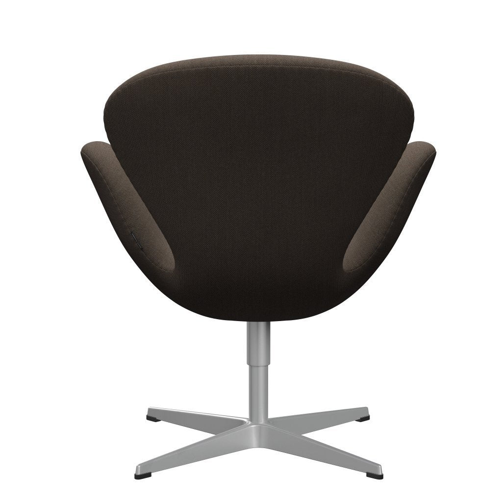 [product_category]-Fritz Hansen Swan Lounge Chair, Silver Grey/Steelcut Trio Grey/Brown-Fritz Hansen-3320-STR376-SGBASE-FRI-4