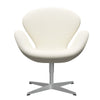 FRITZ HANSEN SWAN SALOUNGE srebrny szary/sunniva crème