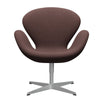  Swan Lounge Chair Silver Grey/Tonus Violet Grey