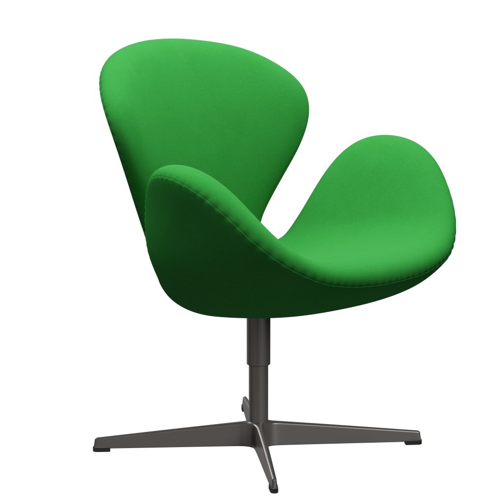 Fritz Hansen Swan Lounge krzesło, ciepły grafit/Comfort Green (68003)