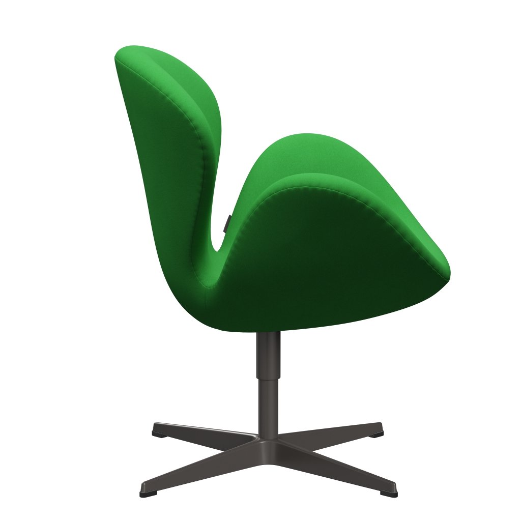 Fritz Hansen Swan Lounge krzesło, ciepły grafit/Comfort Green (68003)