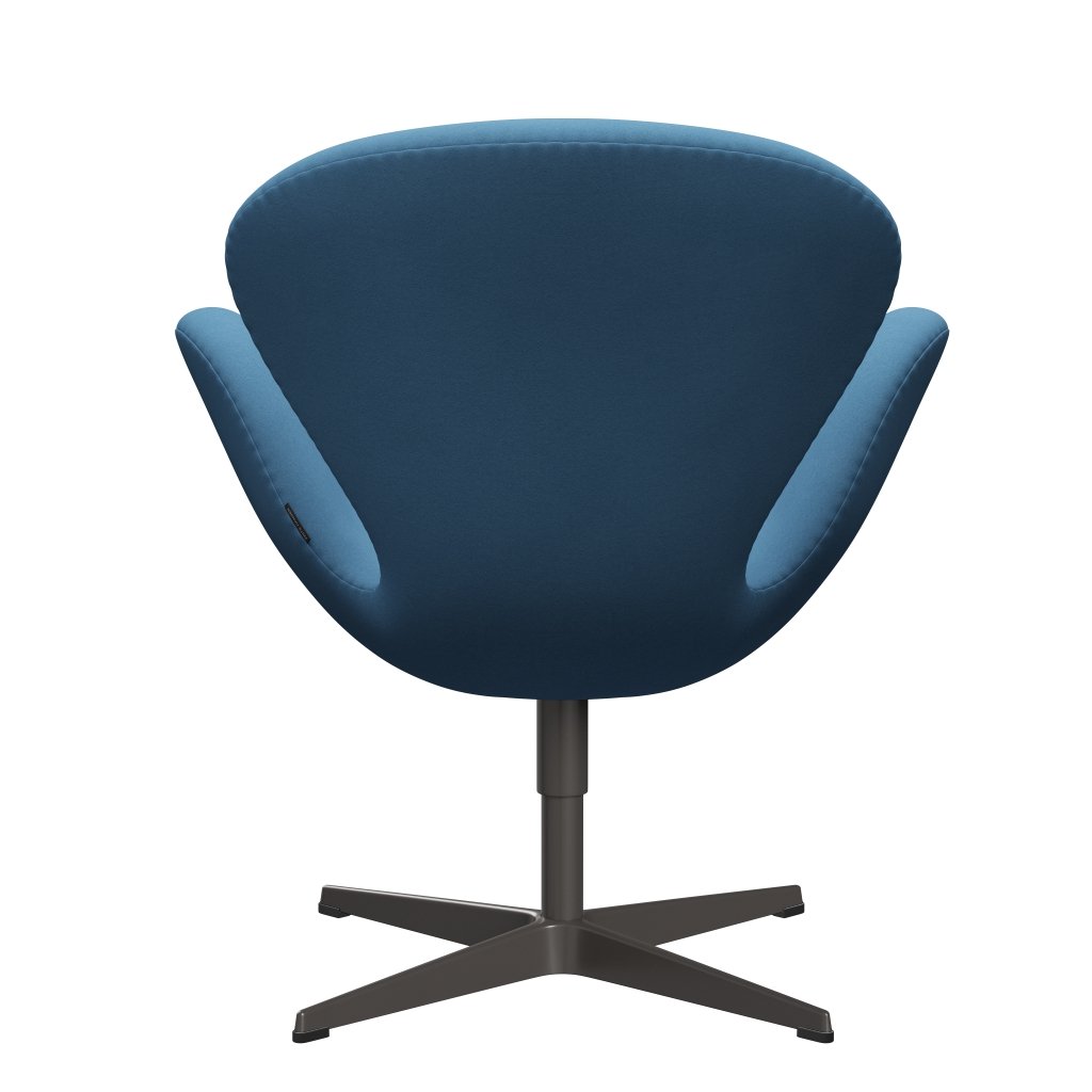 Fritz Hansen Swan Lounge Chair, Warm Graphite/Comfort Light Blue (01124)