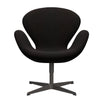 Fritz Hansen Swan Lounge krzesło, ciepły grafit/Divina Dark Brown (384)