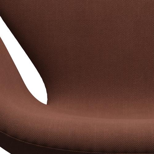 [product_category]-Fritz Hansen Swan Lounge Chair, Warm Graphite/Steelcut Medium Brown-Fritz Hansen-3320-STI365-WGBASE-FRI-6