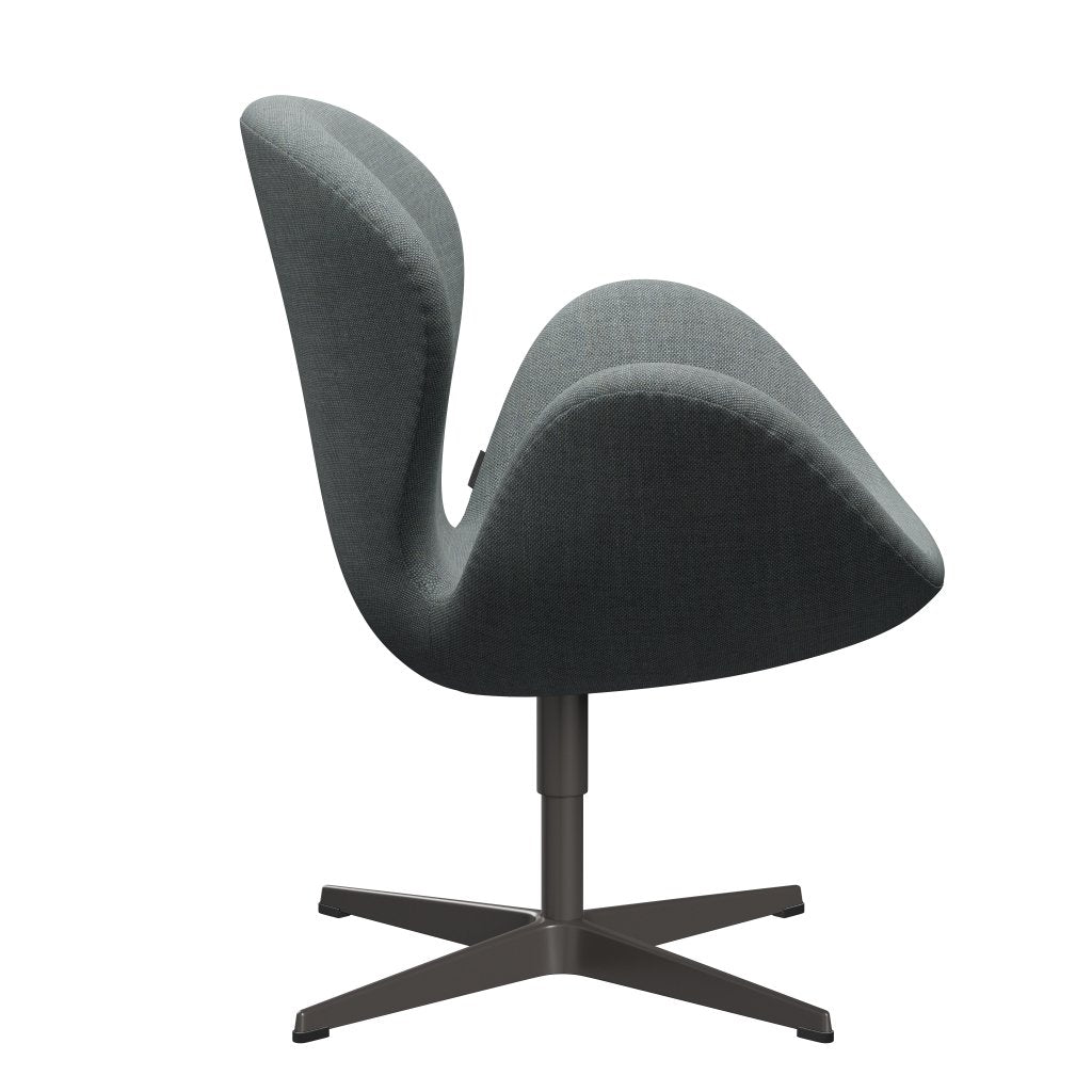 [product_category]-Fritz Hansen Swan Lounge Chair, Warm Graphite/Sunniva Grey/Pale Green-Fritz Hansen-3320-SV152-WGBASE-FRI-3