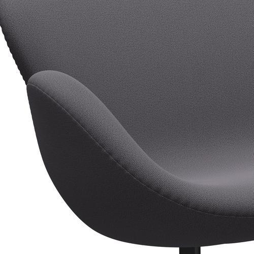 [product_category]-Fritz Hansen Swan Sofa 2 Seater, Black Lacquered/Capture Dark Grey-Fritz Hansen-3321-CP4601-BLLA-FRI-7