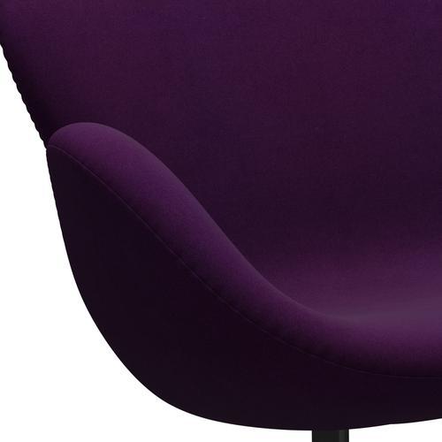 Fritz Hansen Swan Sofa 2, Black Lanquered/Divina Violet (696)